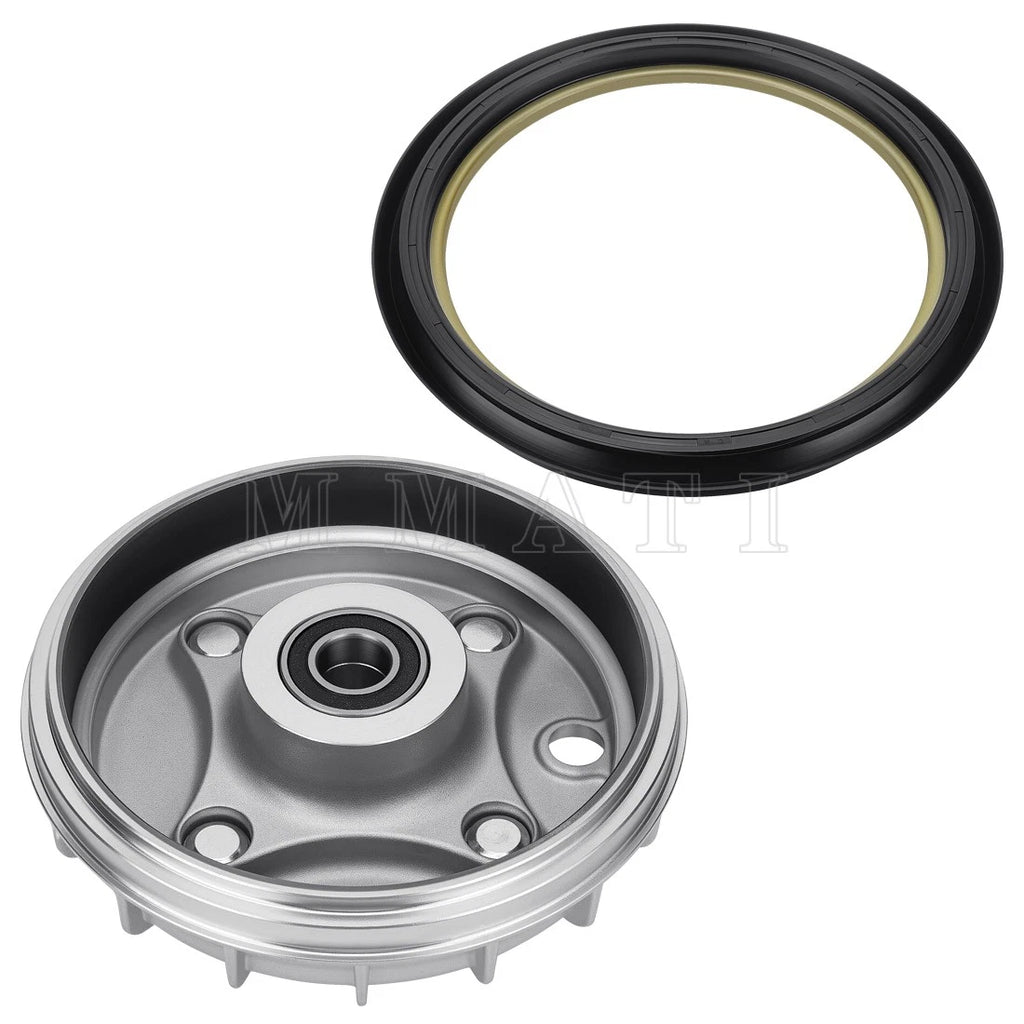 Front Brake Drum Hub w/ Seal for Honda Rancher 350 TRX350TM/TE (2000–2006)