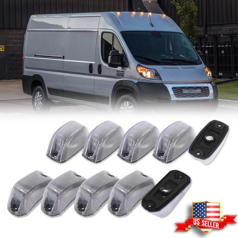 10X Cab Roof Marker Running Lights for Ram ProMaster 1500 2500 3500 (2014–2023)