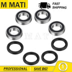 2X Front Wheel Bearing Seals for Kawasaki Mule 3000 3010 3020 4000 4010