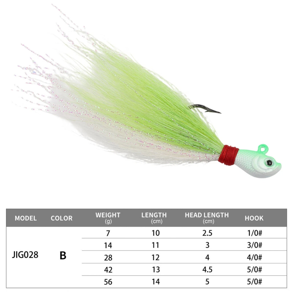 Fishing Hook Metal Jig Lure for Pike Carp Sea Bass
