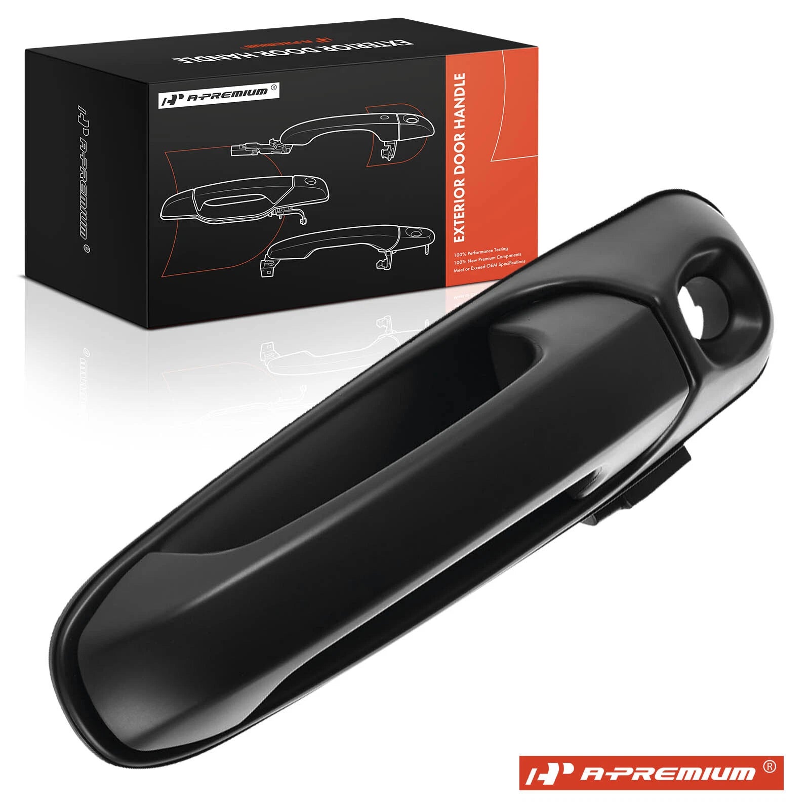 Front Right Exterior Door Handle with Keyhole for Dodge Ram 1500 (2002–2008)