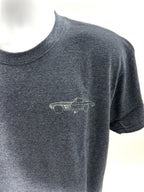 Heather Blue T-Shirt Corvette Blueprint for Chevy Corvette C7 (2014–2019)