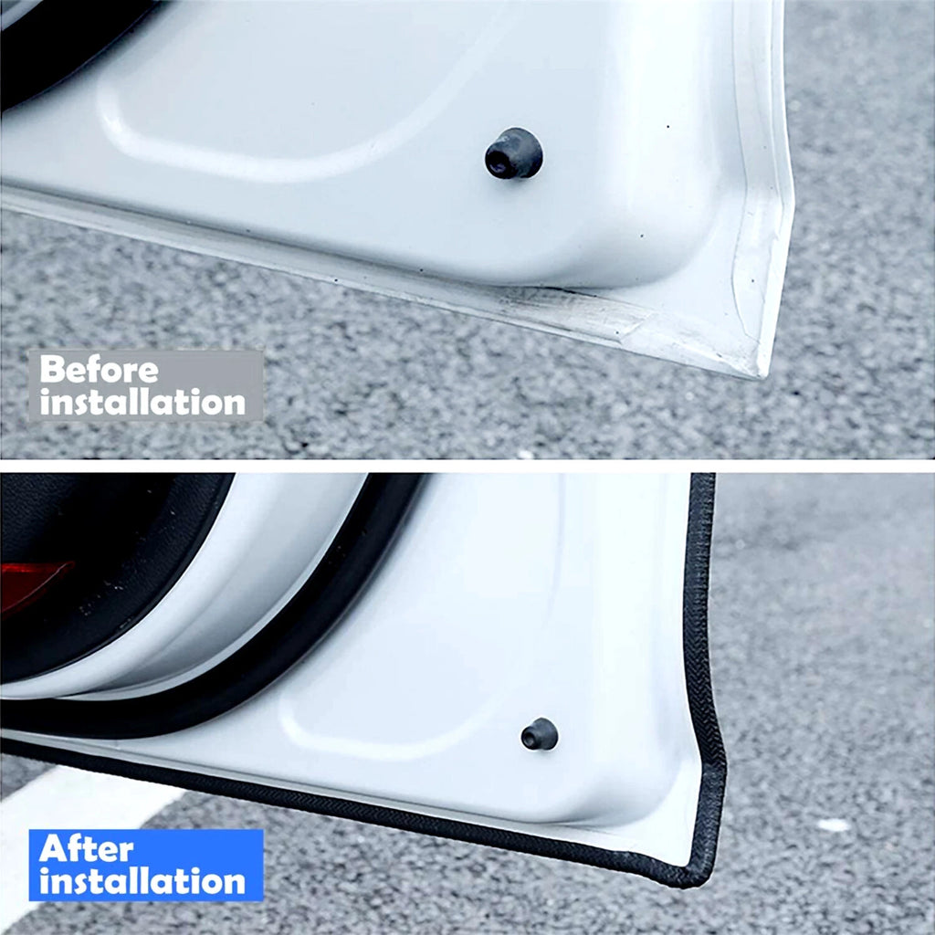 Car Door Edge Guards for 16ft (5M) Rubber U-Shape Edge Trim Protector