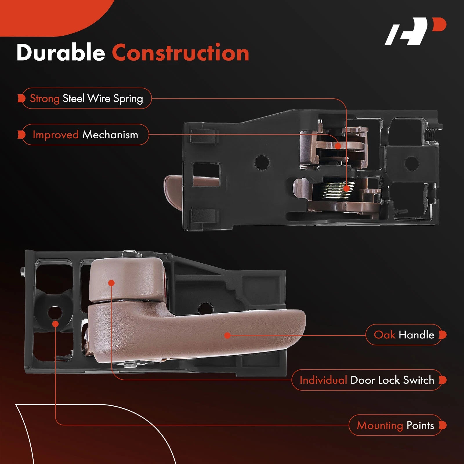 Front Left Interior Door Handle for Toyota Tundra (2000-2006)