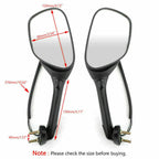 Rearview Side Mirrors w/Turn Signals for Suzuki GSXR 1000 750 600 (2002–2015) T9