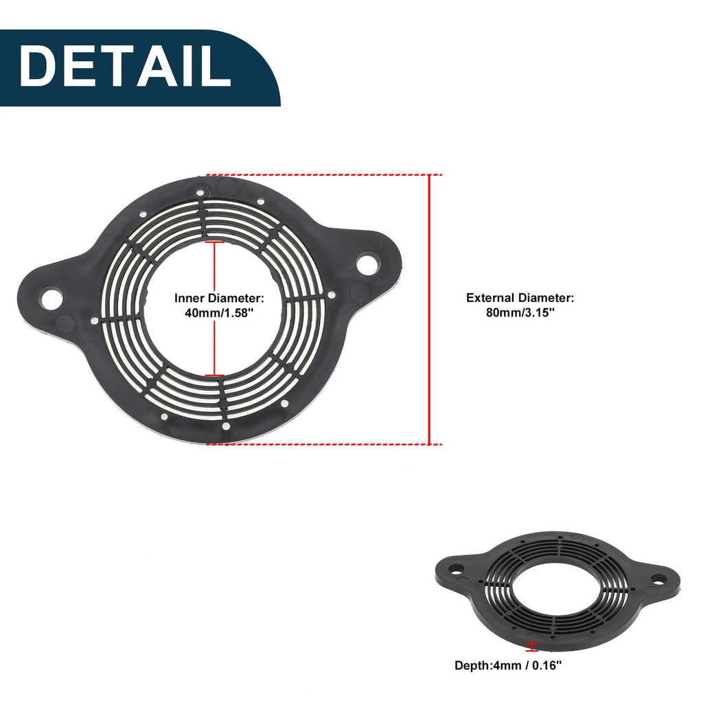 2X Speaker Spacer Ring Adapter for Toyota (ABS)