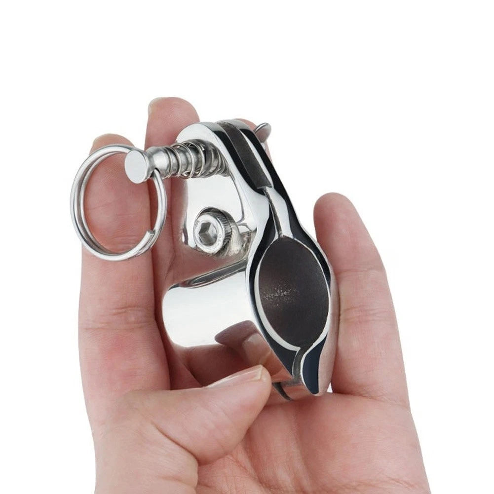 316 Stainless Steel Marine Pipe Clamp for Yacht Sunshade Setup