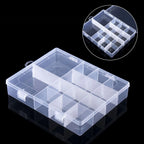 Adjustable Plastic Storage Box Organizer for Screws (14 Grids)