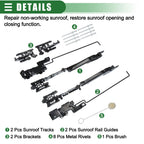 Set of 1 Sunroof Repair Tools for Ford F-150 (2000–2014) Metal Black