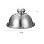 Stainless Steel Hamburger Grill Top Cover for 18/20/22 CM Models
