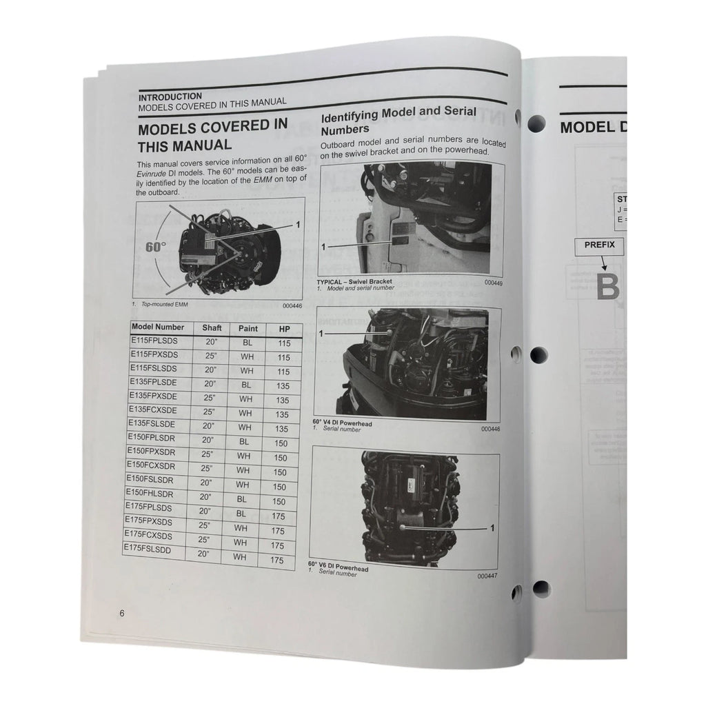 Service Manual for Evinrude Johnson 115/135/175/250 HP (2006) 5006580