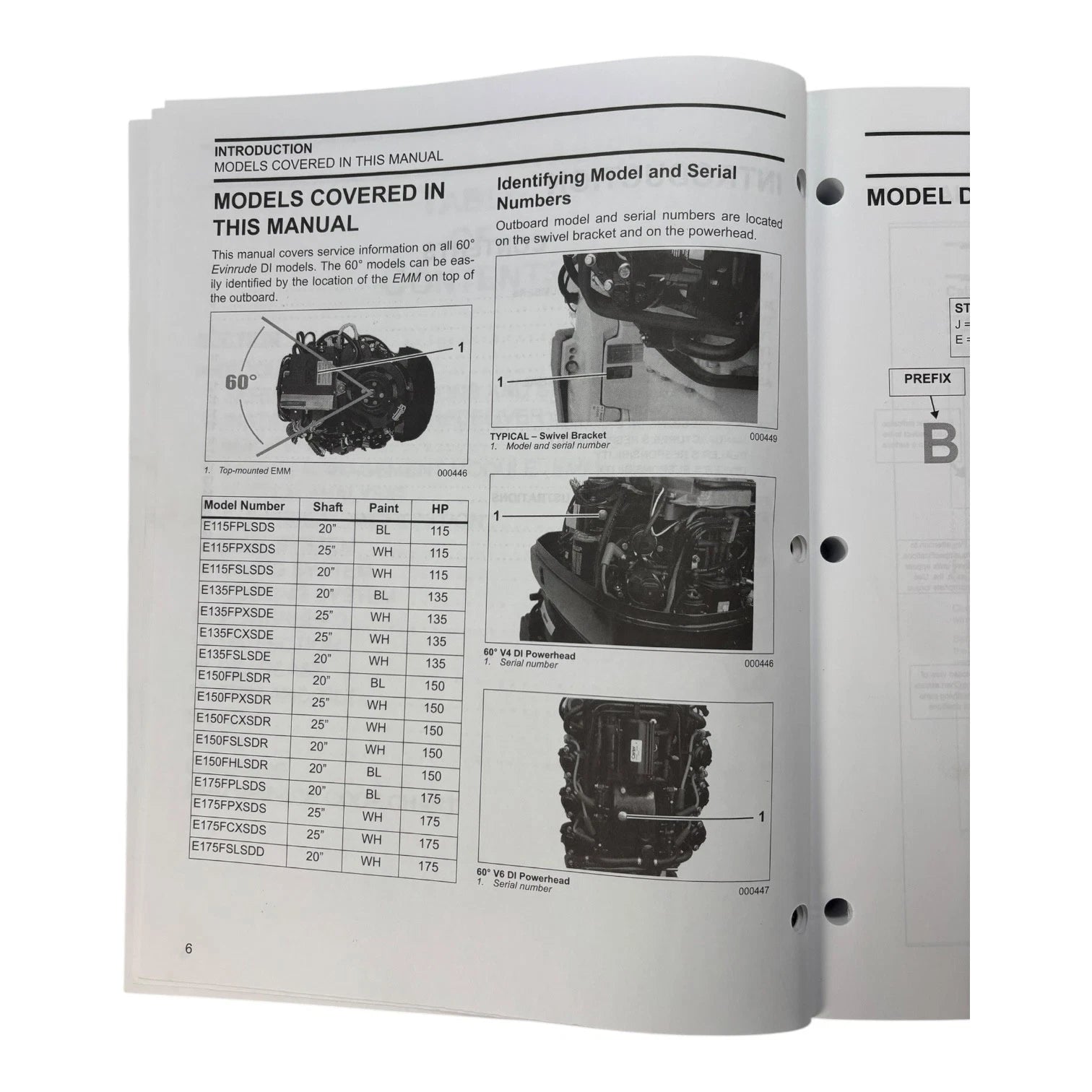 Service Manual for Evinrude Johnson 115/135/175/250 HP (2006) 5006580
