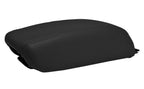 Center Console Lid Armrest Cover for Jeep Compass (2017–2020) Black PVC Leather