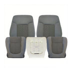 Front Cloth Seat Cover Gray & Driver Foam for Ford F250 F350 FX4 (2011–2016)