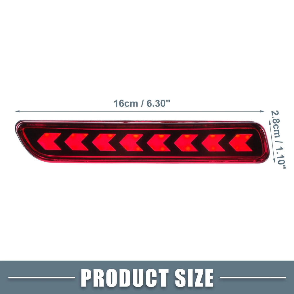 LED Rear Bumper Fog Brake Tail Light for Suzuki SX4 (2007–2014) 1 Pair