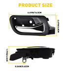 Interior Door Handle for Honda Accord (2003–2007) Front Passenger Plastic