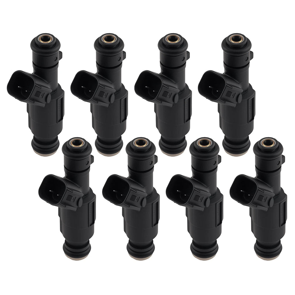 Set of 8 Direct Fit Fuel Injectors for Cadillac Eldorado 4.6L (2000–2002) 12559036