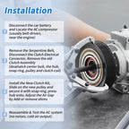 AC Compressor Clutch Kit for Chevrolet Equinox, GMC Terrain (2010-2017)