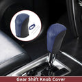 1 Pc Gear Shift Knob Cover for Subaru Forester (2006–2012) Blue Faux Leather