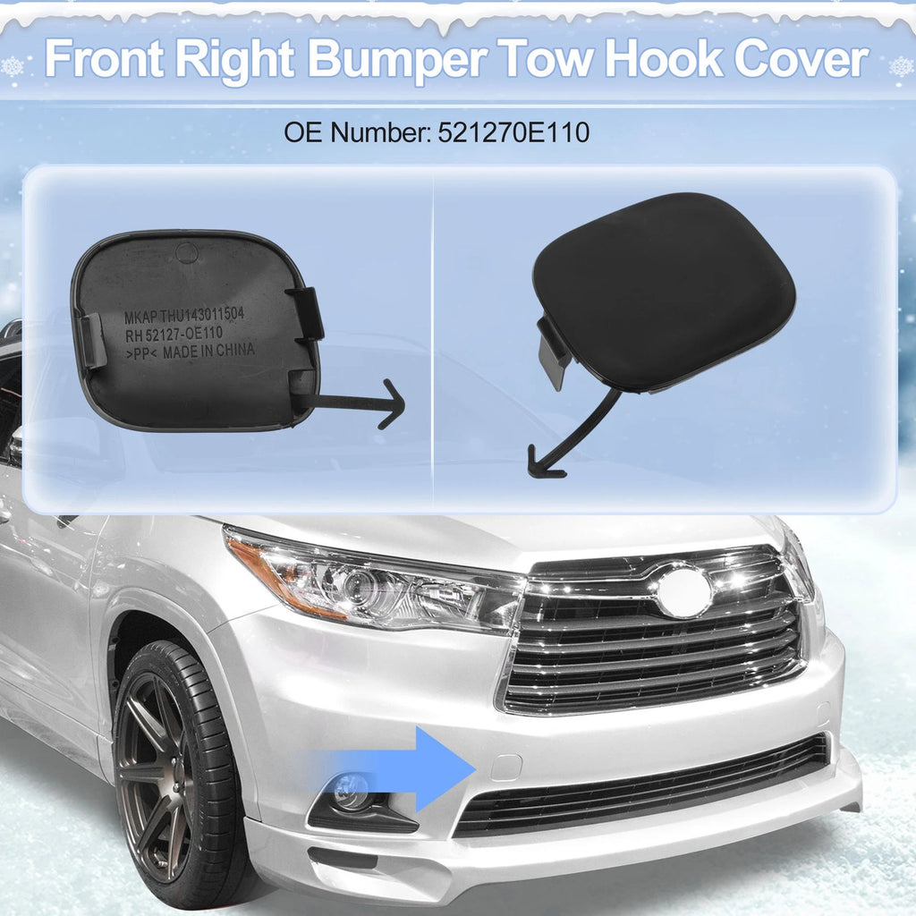 Tow Hook Cover Cap for Toyota Corolla (2007–2009) No. 5212802250
