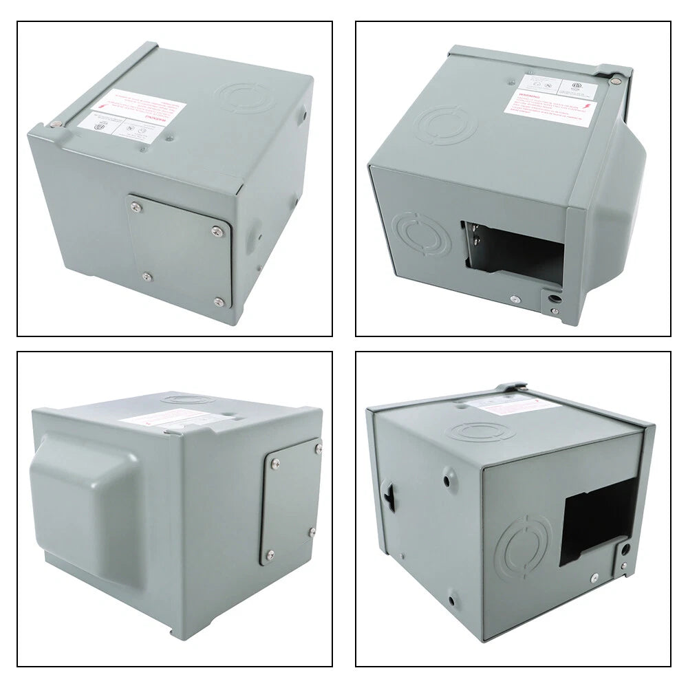 Rainproof Outdoor Outlet Box for Backyard (20 Amp)