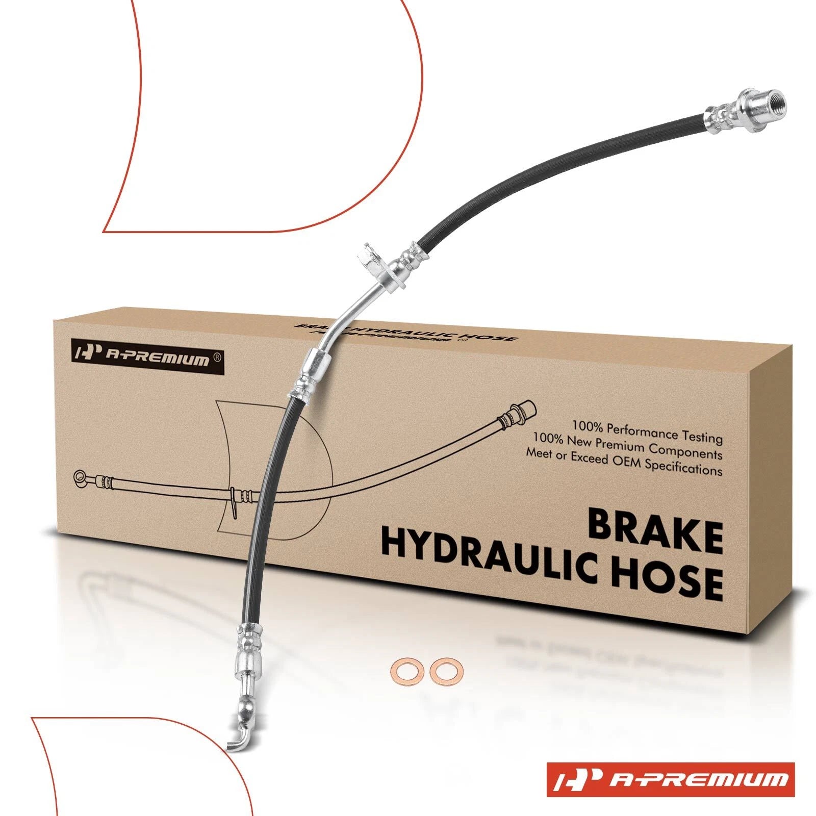 Front Left Brake Hydraulic Hose for Toyota Yaris (2006–2013)