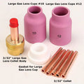 Gas Lens Kit for WP-17 WP-18 WP-26 TIG Welding (3/32 inch)