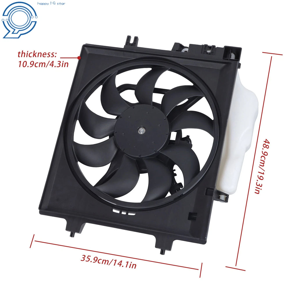 Radiator Cooling Fan Assembly with Shroud for Subaru Forester (2019–2021)