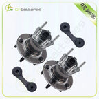 Set of 4 Wheel Hub Bearing Assembly Sway Bar Kit for Chevrolet Malibu (2004–2008)