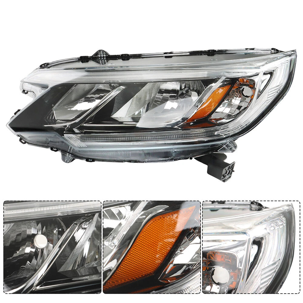Headlight Halogen with DRL for Honda CR-V (2015–2016) Left Side