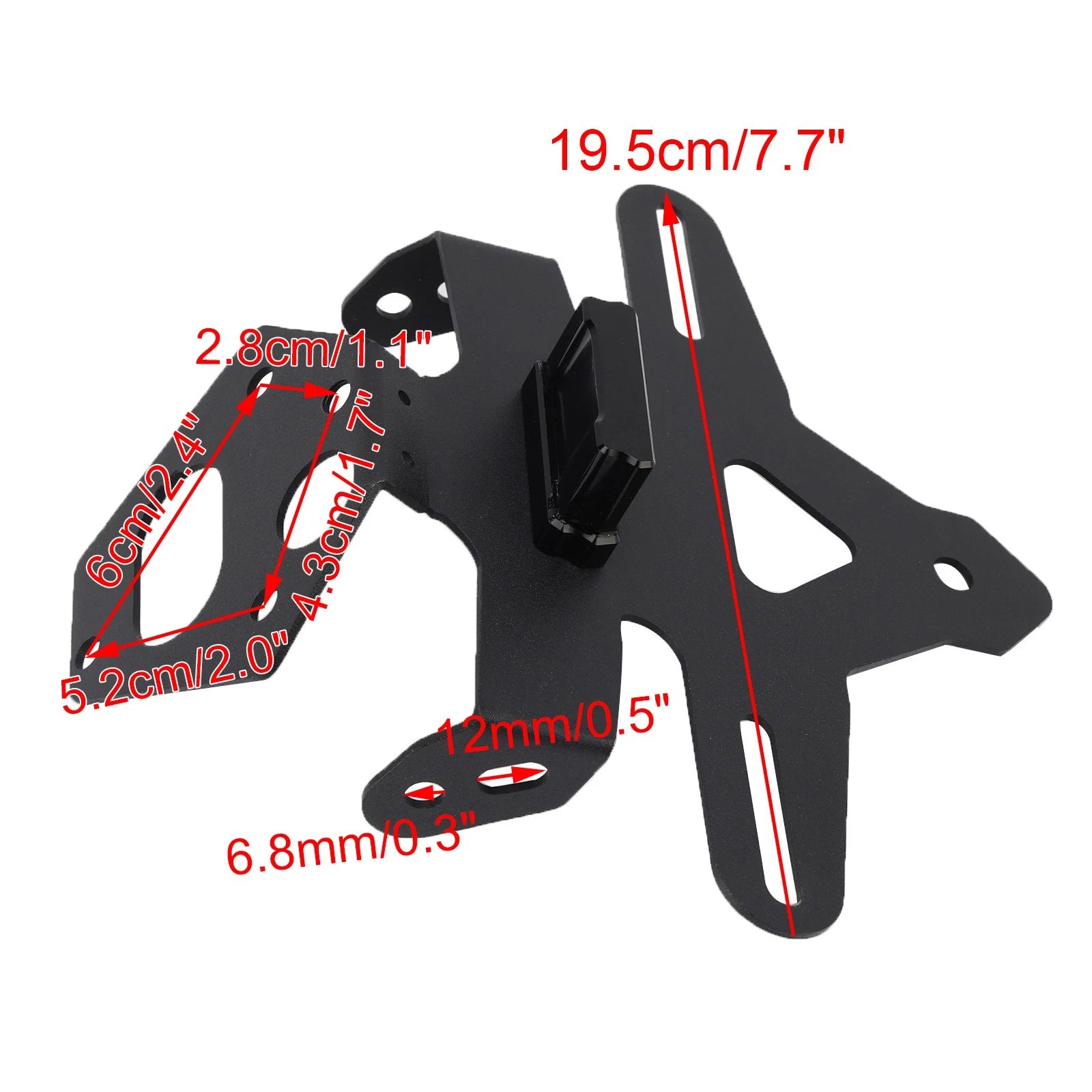 License Plate Holder Frame for Street Triple 765 R/RS (2020–2025)