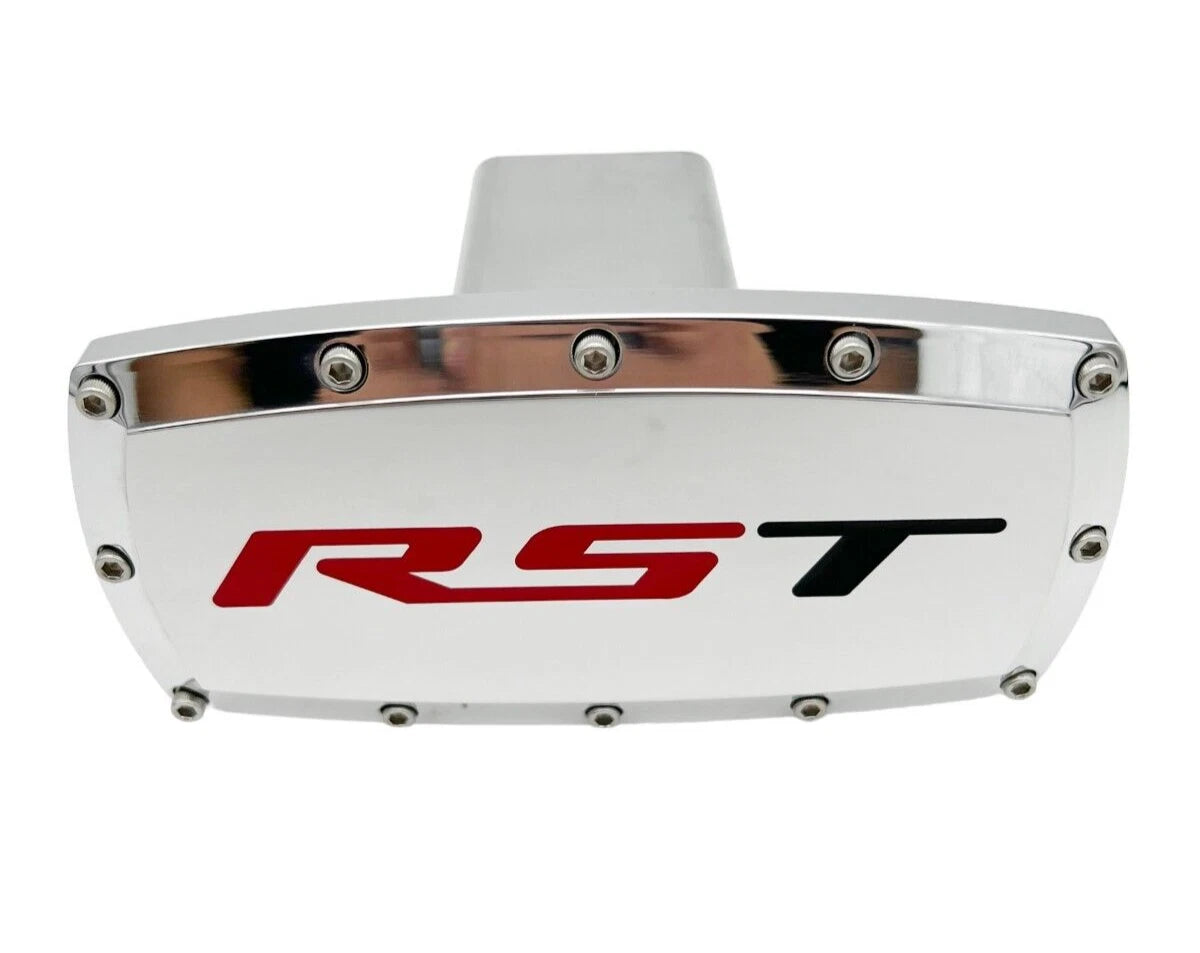 Hitch Cover Polished Chevy RST for 2 Inch Receiver with Allen Bolts (2000–2026)