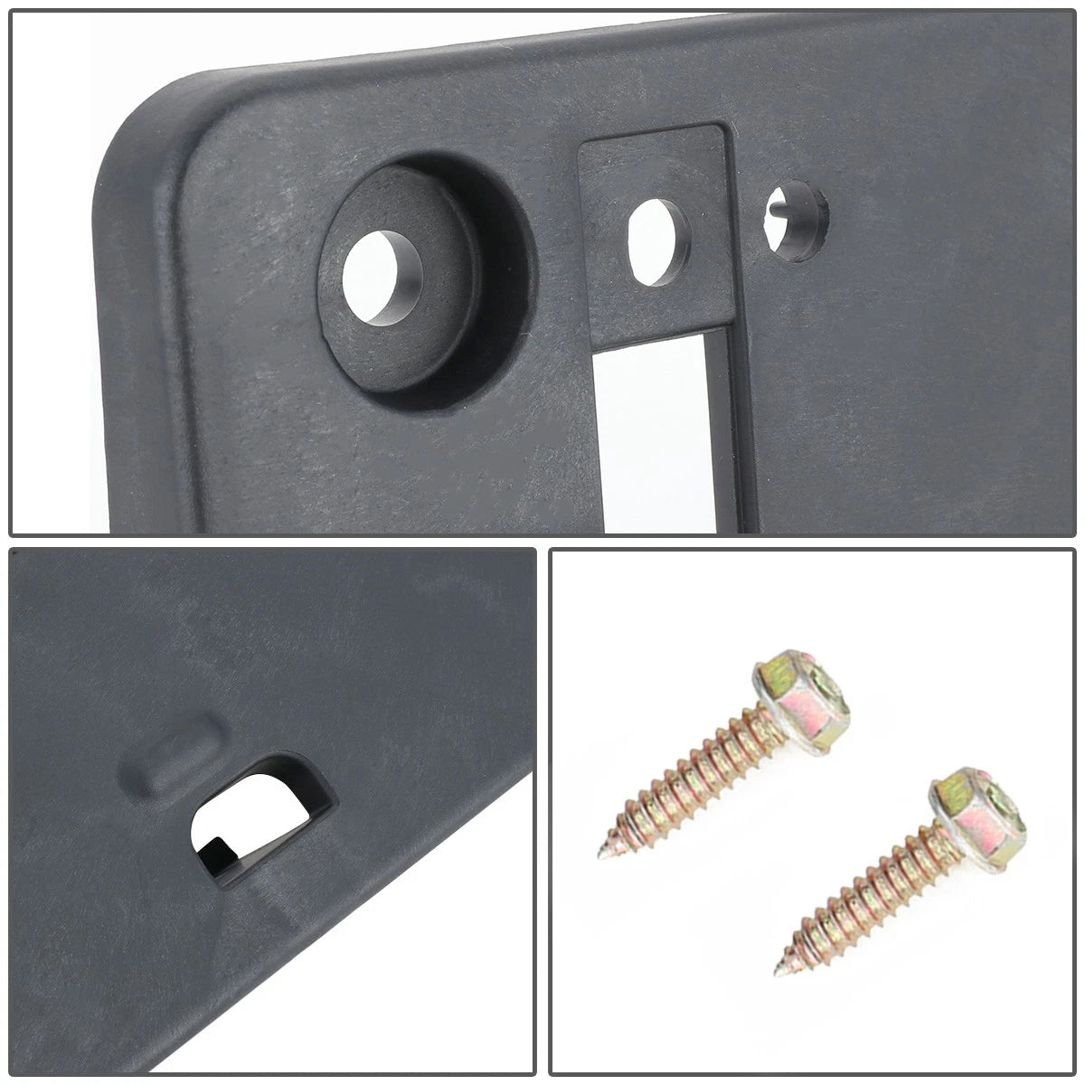 Front Bumper License Plate Frame Mounting Bracket for Corolla Hatchback (2019–2021)