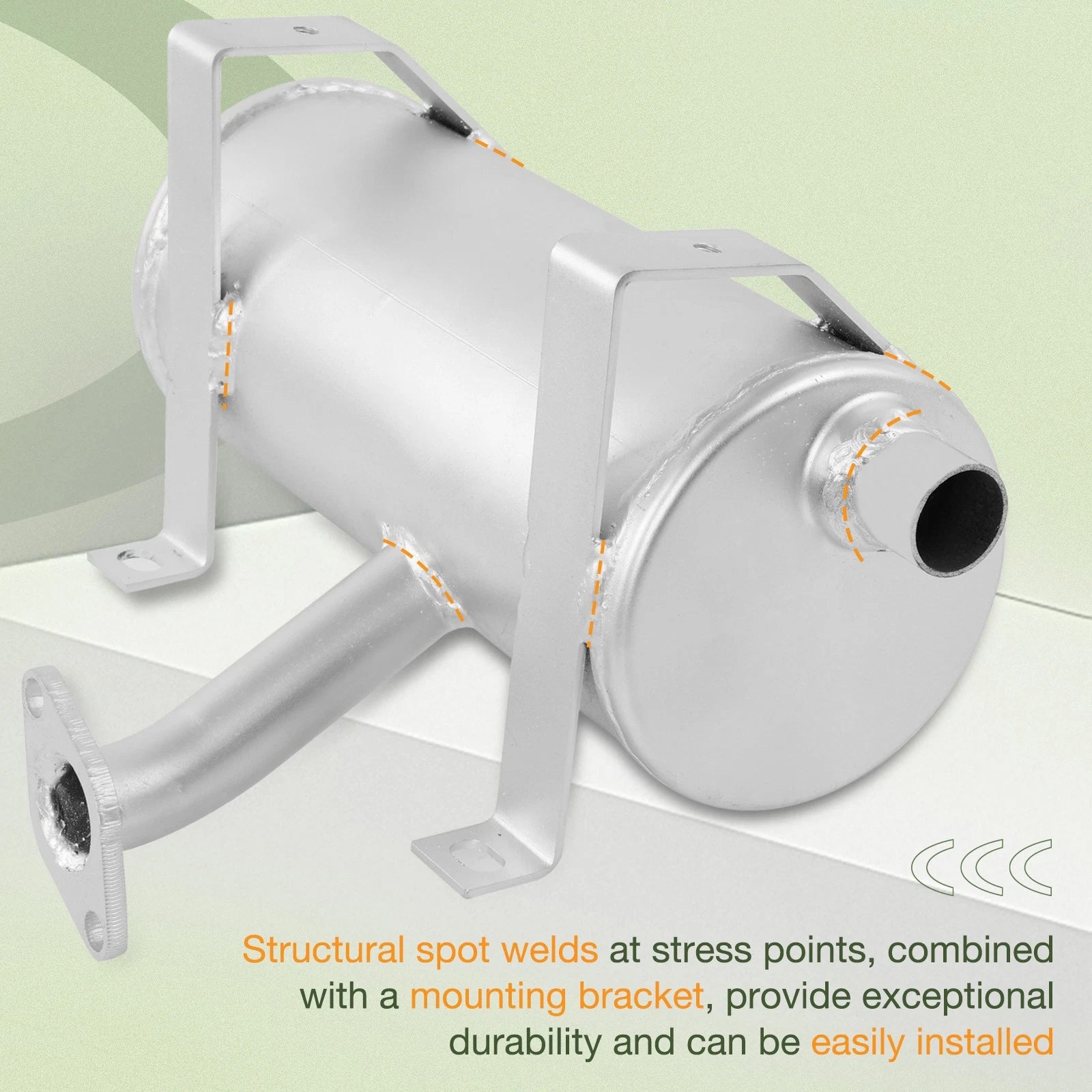 Exhaust Muffler Silencer for John Deere LT133 (AM122848)