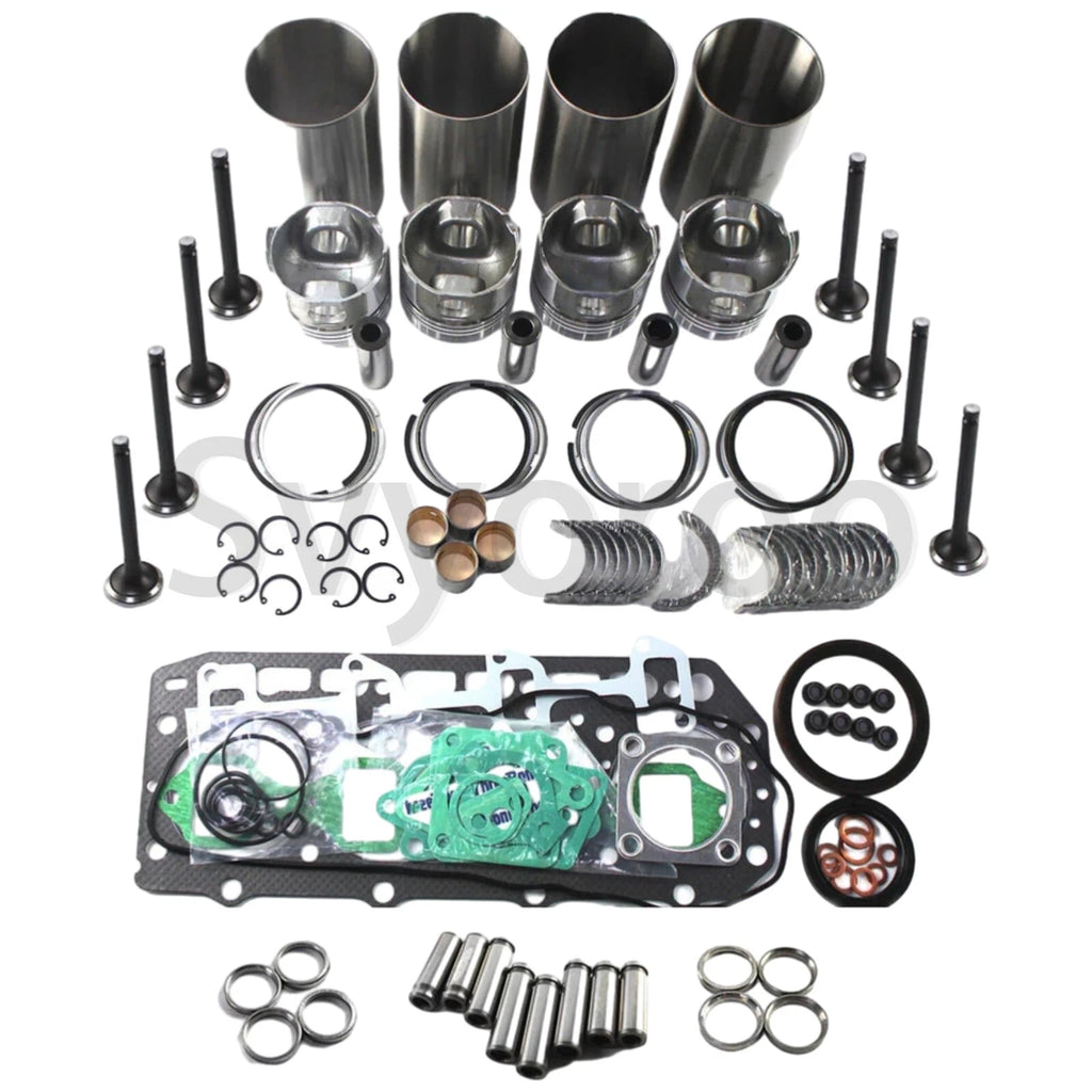 Engine Overhaul Rebuild Kit for Yanmar Komatsu Forklift FD15T (4D92E, 4TNE92)