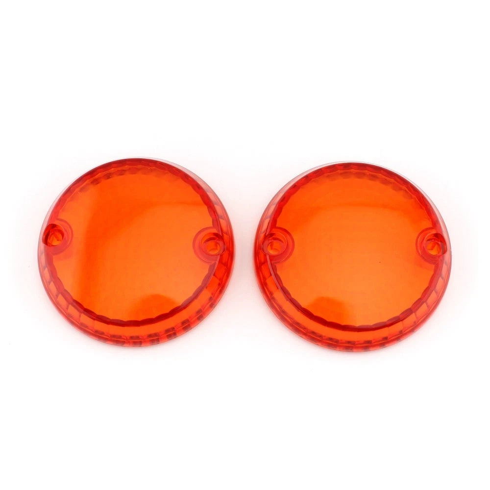 Turn Signal Lens Cover for Yamaha Kawasaki Vulcan 1500 VN (1996–2009) Amber