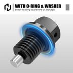 Magnetic Oil Drain Plug Bolt M12 x 1.50mm for Yamaha MT-25 MT-03 (2015–2023)
