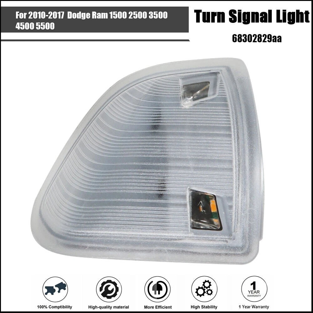 Smoked Amber LED Turn Signal Lights for Ram 1500 2500 3500 4500