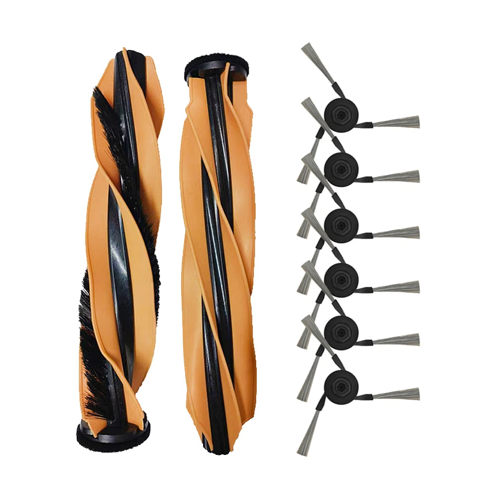2 Main Brushes & 6 Side Brushes for Mova Z60 Ultra Pro (2019–2023)