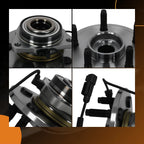 5-Stud Wheel Hub Assembly Front for Dodge Ram 1500 (2006–2009) 7203010 ABS