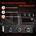 HVAC Climate Control Module Panel for Chevrolet Express GMC Savana (1996–2020) 599-217