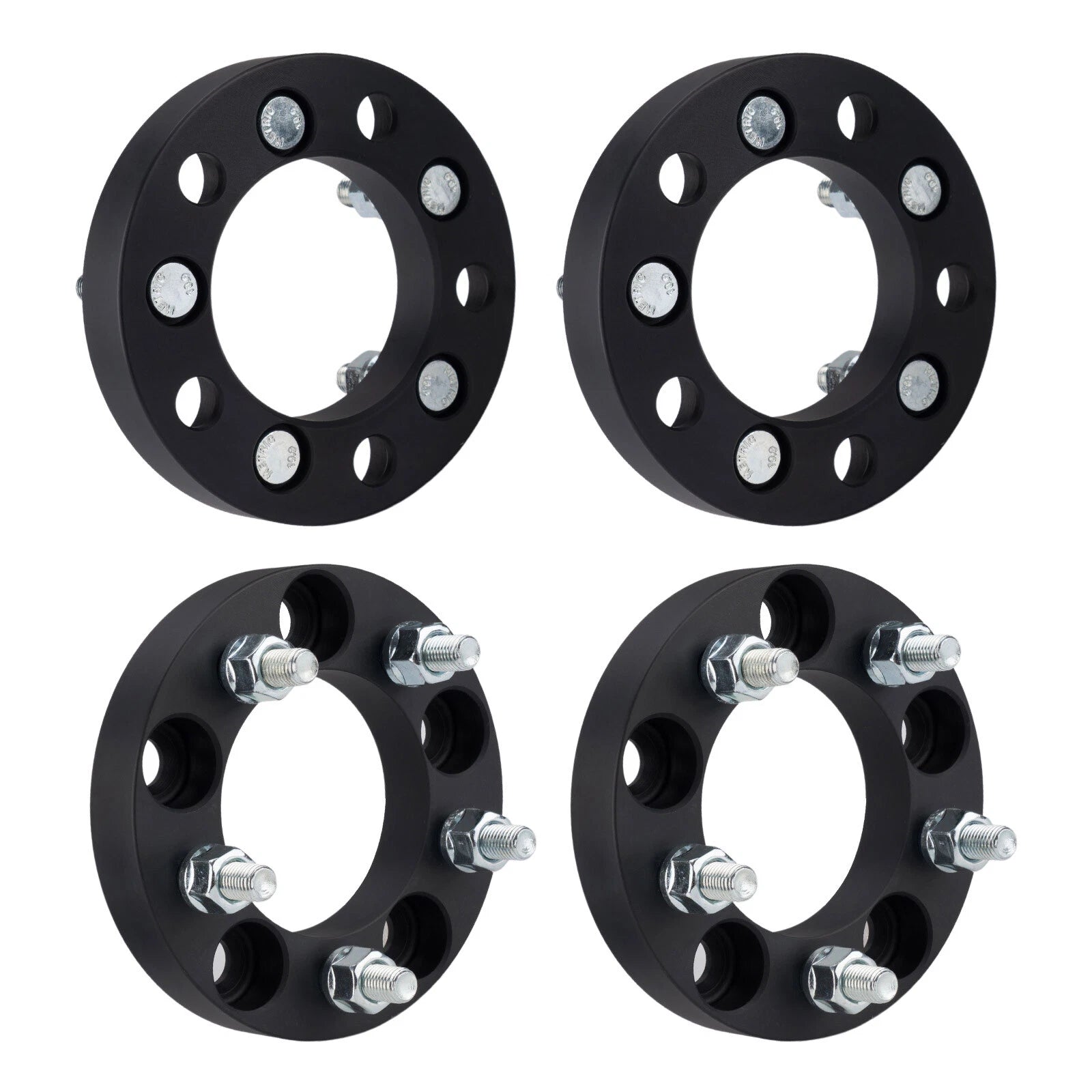 Wheel Spacers for Chevrolet GMC (1980–1995) 4Pcs 1" 12x1.5, 5x4.75 to 5x4.5