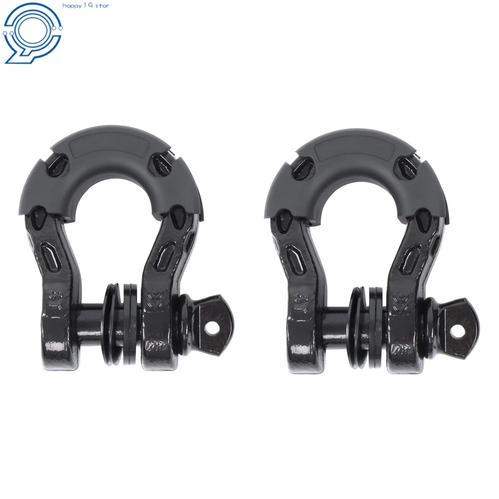 2-Piece Heavy Duty D-Shackle Kit for Off-Road Vehicles