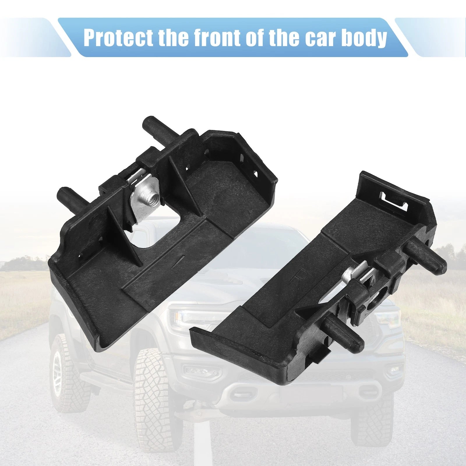 1 Pair Front Bumper Bracket 55277480AD for Dodge Ram 1500 