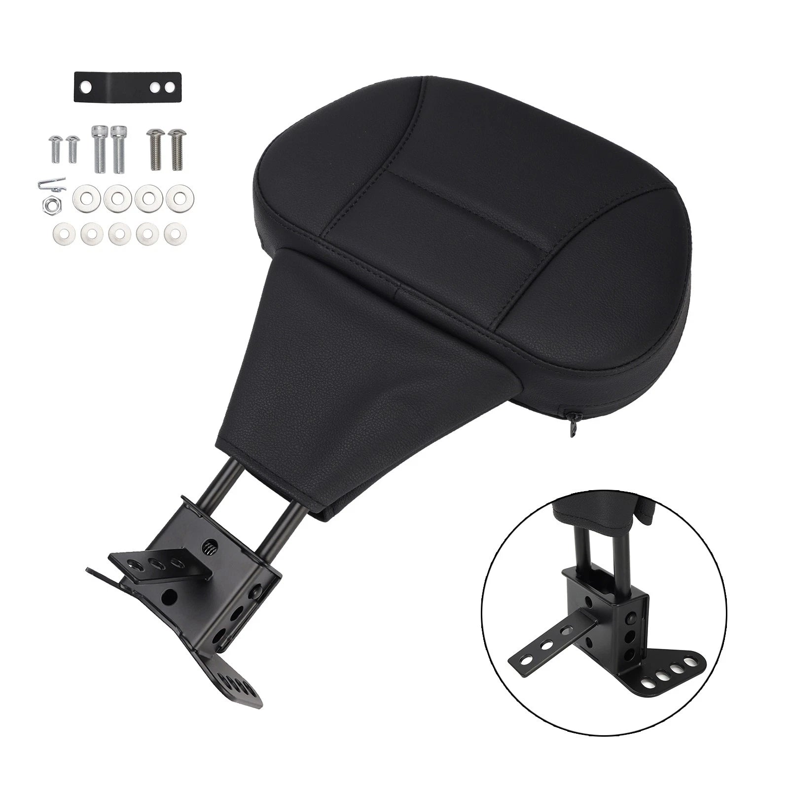 Driver Backrest Pad for Harley Street Electra Road Glide Road King Tri Glide (1988–2008)