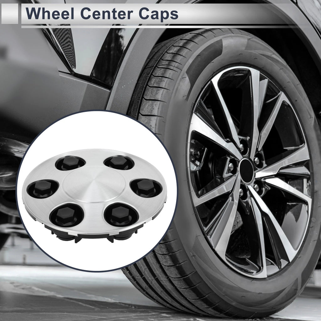 Wheel Center Caps for Chevrolet Tahoe (2007–2013) 1Pc Silver Tone Plastic