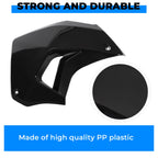 Left Radiator Shroud for Kawasaki KLR650 (2008–2018) Painted Black