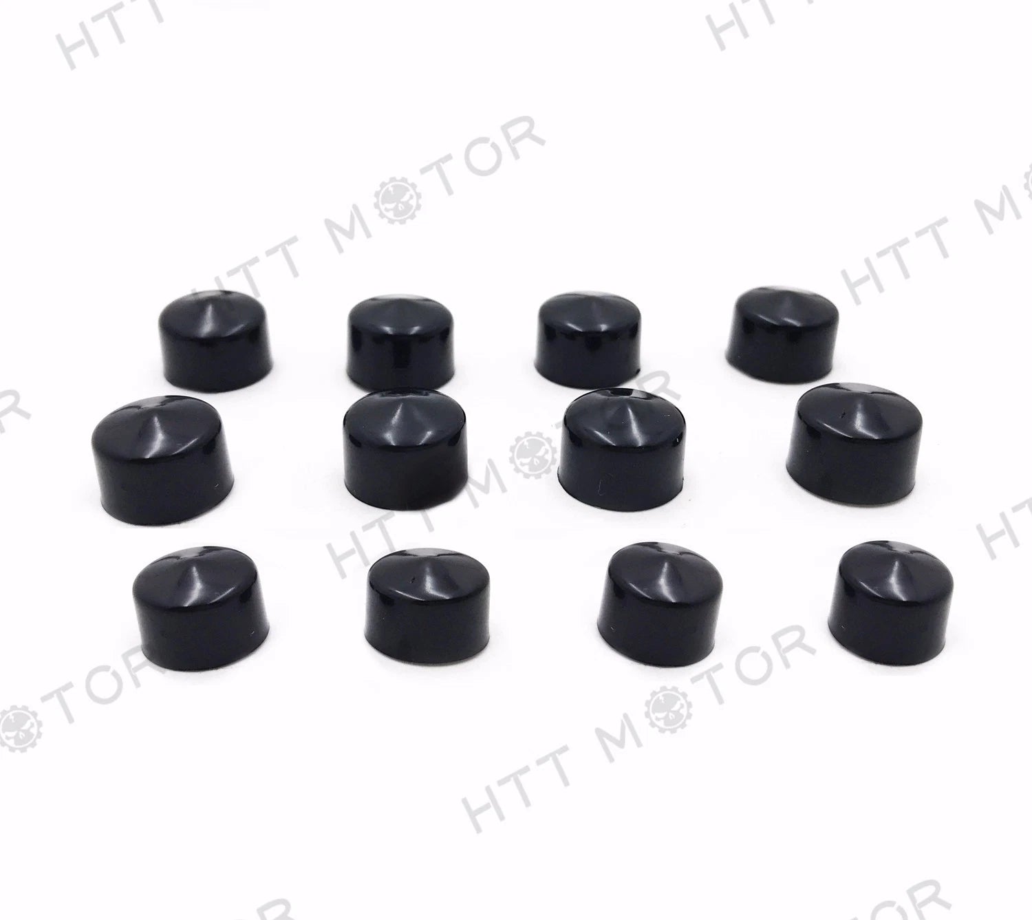 12 Piece Black Cap Dress Kit for Harley Softail & Dyna (1999–2006)