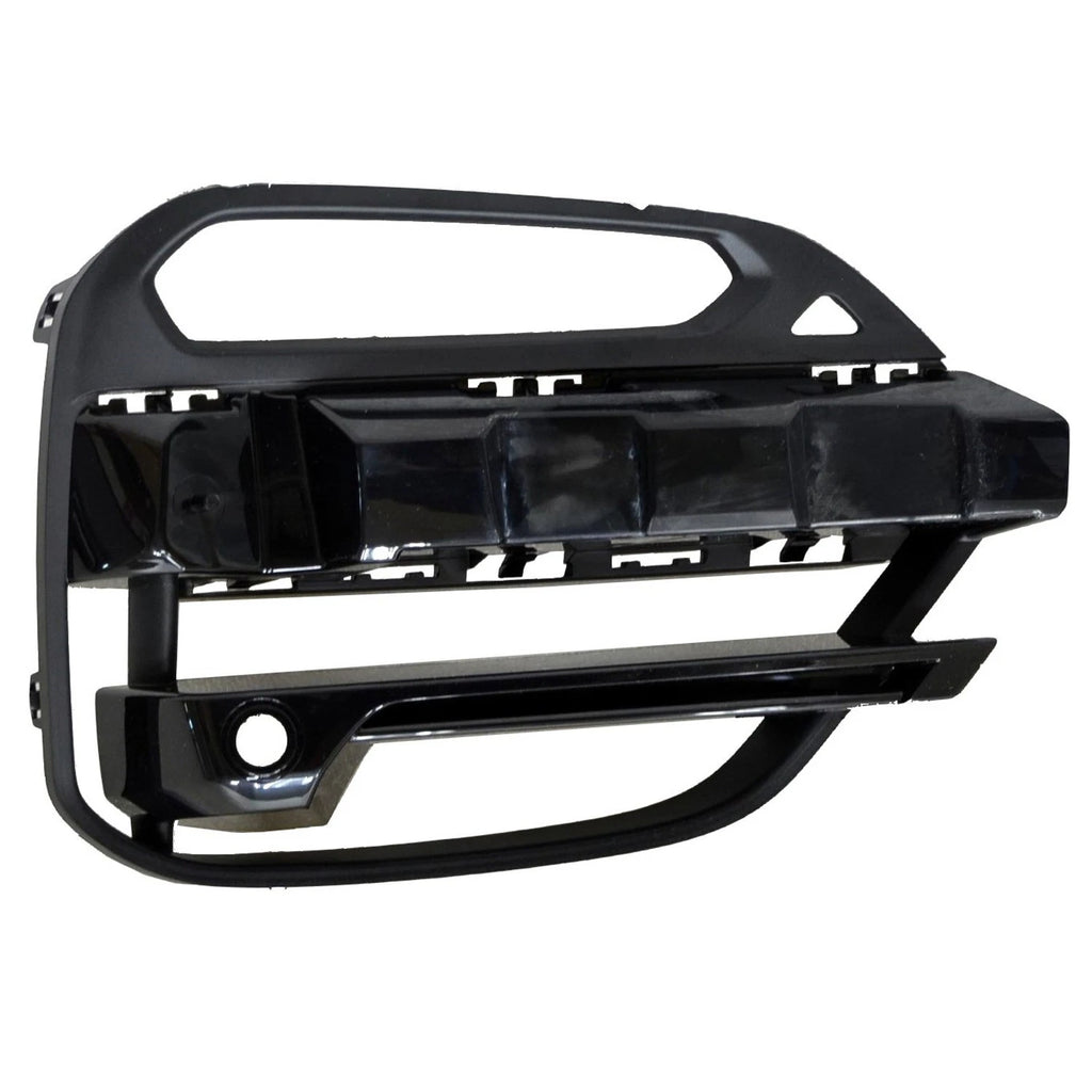 Replacement Black Gloss/Textured ABS Front Passenger Lower Bumper Cover Grille