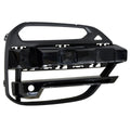 Replacement Black Gloss/Textured ABS Front Passenger Lower Bumper Cover Grille
